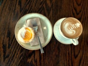 coffee and lemon tart Auckland Foodie Tour New Zealand